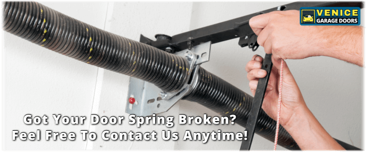 Broken Garage Door Spring Venice FL